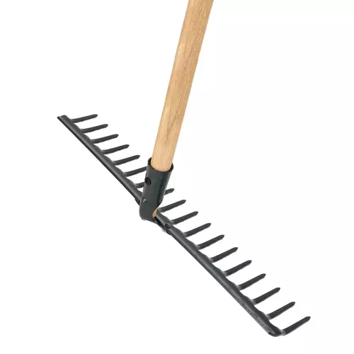 Grabie z trzonkiem 47cm 18 zębów, Rodzaj: stałe, Typ: z trzonkiem, Liczba zębów: 18 Schmith