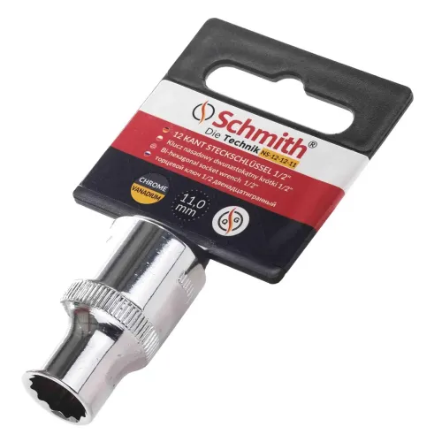 Nasadka dwunastokątna 1/2" 11 mm, Rozmiar: 11  Schmith