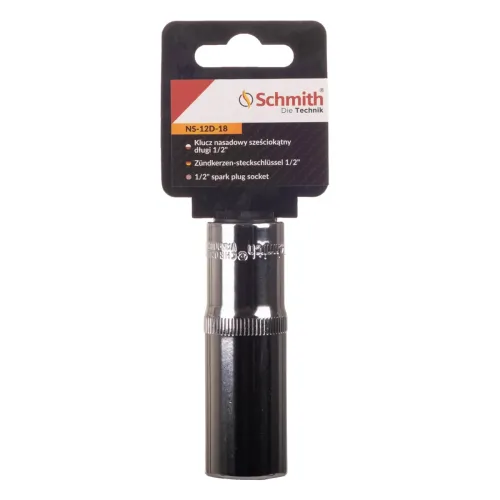 Nasadka sześciokątna długa 1/2" 20 mm Schmith