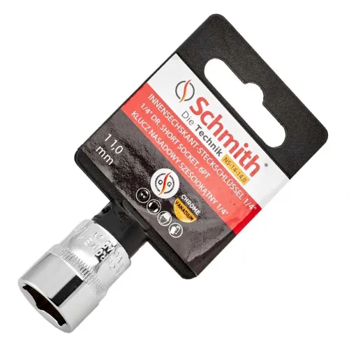 Nasadka sześciokątna 1/4" 11 mm, Rozmiar: 11  Schmith