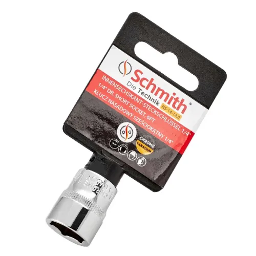 Nasadka sześciokątna 1/4" 5 mm, Rozmiar: 5  Schmith