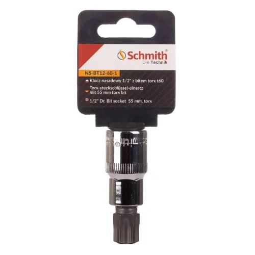 Nasadka 1/2" z bitem TORX T60 Schmith