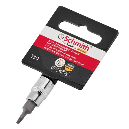 Nasadka 1/4" z bitem TORX T10 Schmith