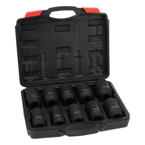 Zestaw nasadek udarowych sześciokątnych 3/4" 22-41mm 10 szt. Schmith