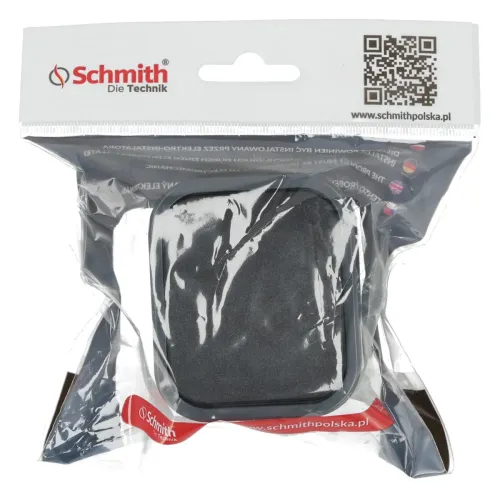 Włącznik natynkowy pojedynczy IP54, Typ: jednobiegunowy, Kolor: Szaro-czarny Schmith