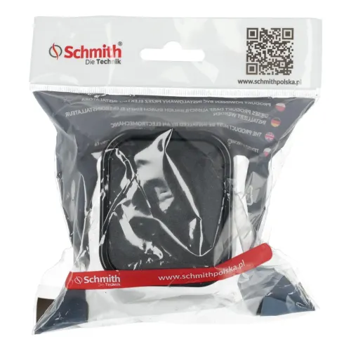 Włącznik natynkowy pojedynczy IP56, Typ: jednobiegunowy, Kolor: Czarny Schmith