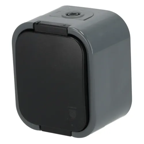 Gniazdo bryzgoodporne, pojedyncze IP54 Schmith