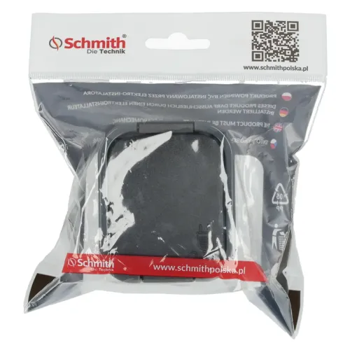 Gniazdo bryzgoodporne, pojedyncze IP54 Schmith