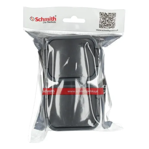 Gniazdo bryzgoodporne, podwójne IP54 Schmith