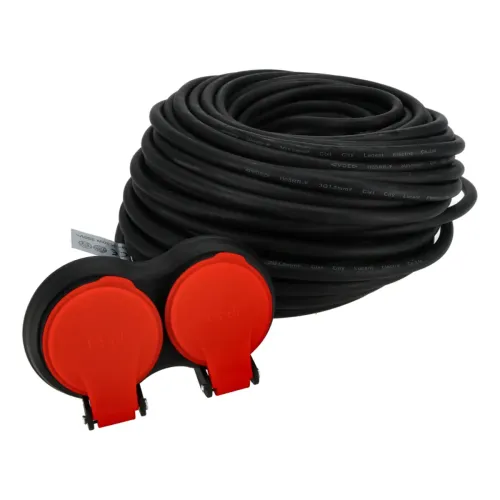 Przedłużacz dwugniazdowy 3x1,5mm 30m, Długość: 30, Przekrój przewodu: 3x1,5mm Schmith