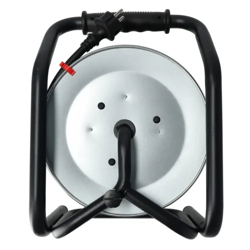 Metalowy przedłużacz bębnowy AntiTwist 3x2,5mm 40m, Długość: 40, Liczba gniazd: 4, Przekrój przewodu: 3x2,5mm Schmith