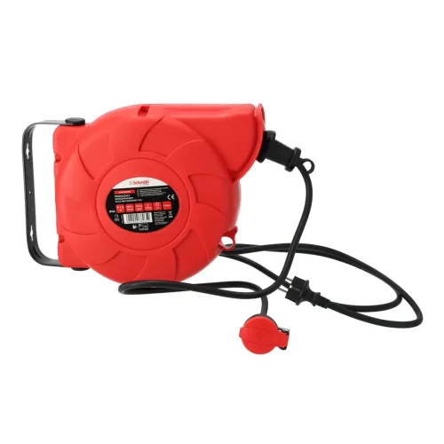 Przedłużacz samozwijający 3x1,5mm 9m, Długość: 9, Przekrój przewodu: 3x1,5mm Schmith