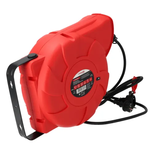 Przedłużacz samozwijający 3x1,5mm 18m, Długość: 18, Przekrój przewodu: 3x1,5mm Schmith