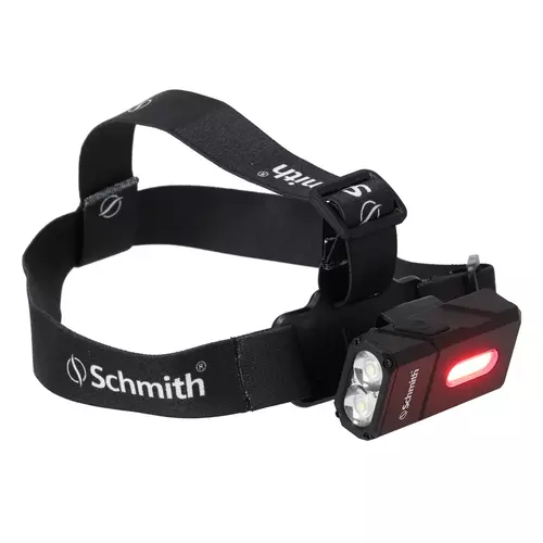 Latarka czołowa akumulatorowa obrotowa 1000lm 950mAh Schmith