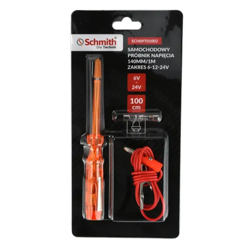 Samochodowy próbnik napięcia 6-24V 140mm Schmith