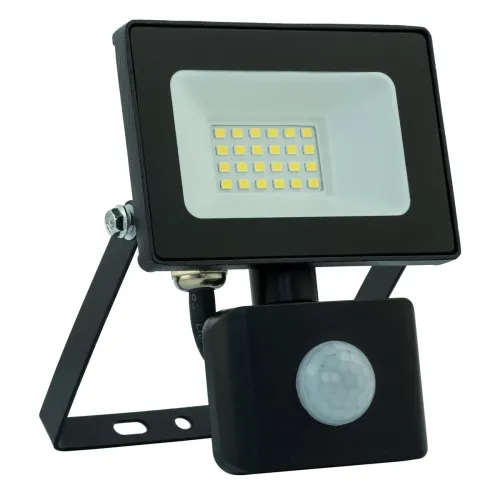 Naświetlacz LED 20W z czujnikiem ruchu czarny Schmith