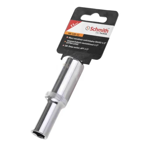 Nasadka sześciokątna długa 1/2" 11 mm Schmith