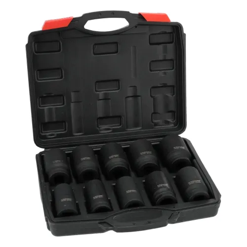 Zestaw nasadek udarowych sześciokątnych 3/4" 22-41mm 10 szt. Schmith