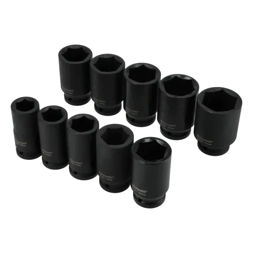 Zestaw nasadek udarowych sześciokątnych 3/4" 22-41mm 10 szt. Schmith
