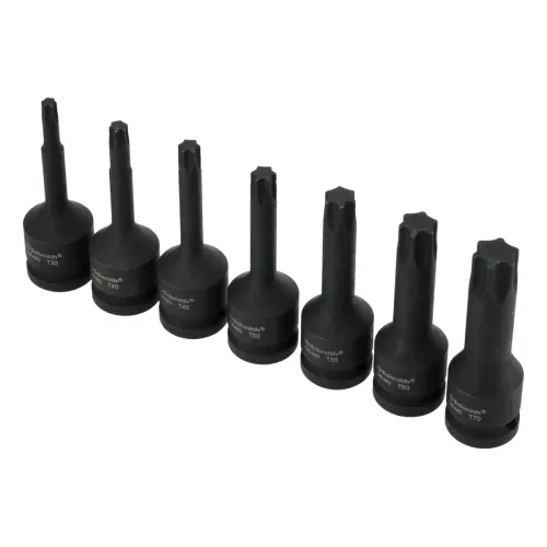 Zestaw nasadek udarowych TORX 1/2" T20-T50 7 szt. Schmith