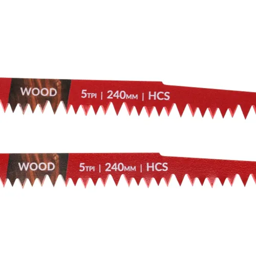 Brzeszczot do drewna 240mm 5TPI 2 szt. Schmith