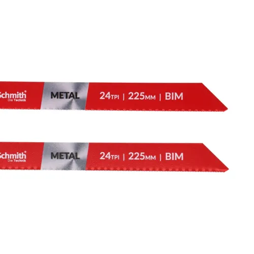 Brzeszczoty bimetolowe do metalu 225mm 24TPI 2 szt. Schmith