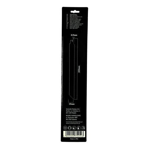 Brzeszczot bimetalowy do drewna i metalu 225mm 10TPI 2 szt. Schmith