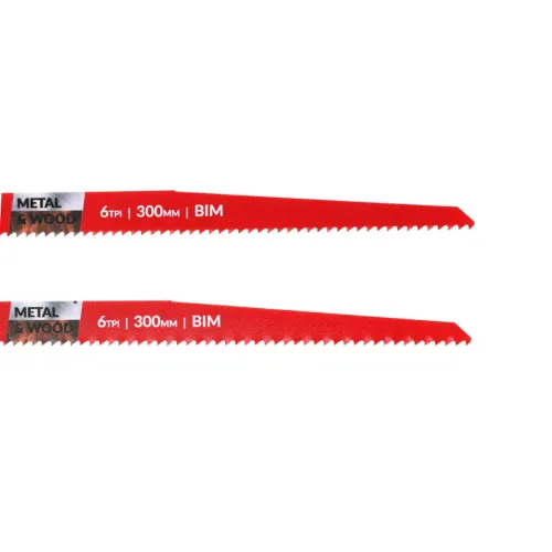 Brzeszczot bimetalowy do drewna i metalu 300mm 6TPI 2 szt. Schmith