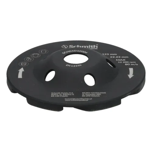 Tarcza diamentowa do szlifowania 125x22,23mm Turbo L Schmith