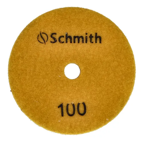 Dysk diamentowy gr. 100 100mm do szlifowania na mokro, Gradacja: 100, Średnica: 100, Typ: Dysk do szlifowania na mokro Schmith