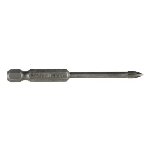 Wiertło do szkła i glazury 4x75 mm, Średnica: 4,0, Długość wiertła: 75 Schmith