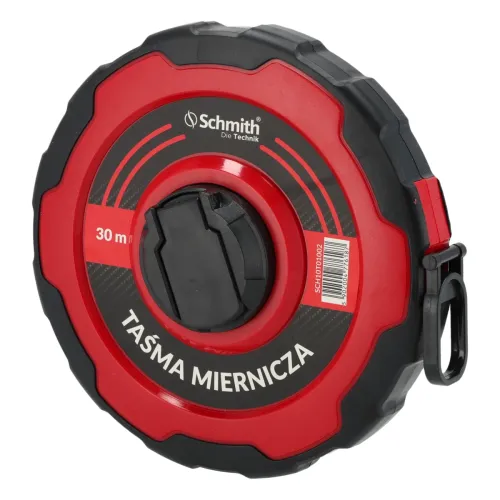 Taśma miernicza 30m 15mm, Długość: 30, Szerokość: 15 Schmith