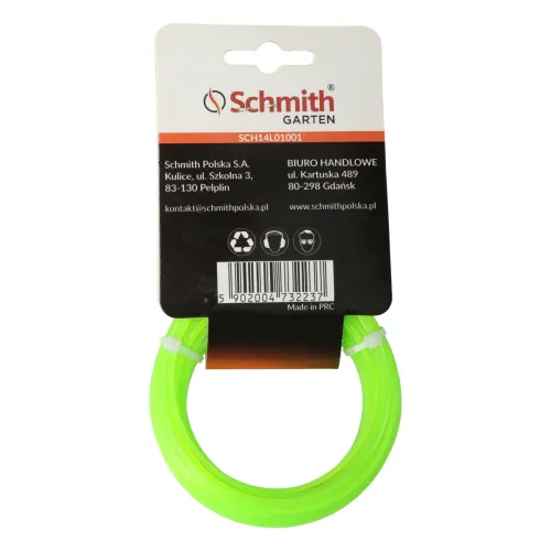 Żyłka kwadrat 1,3mm 15m, Średnica: 1,3, Długość: 15, Rodzaj: kwadratowa Schmith