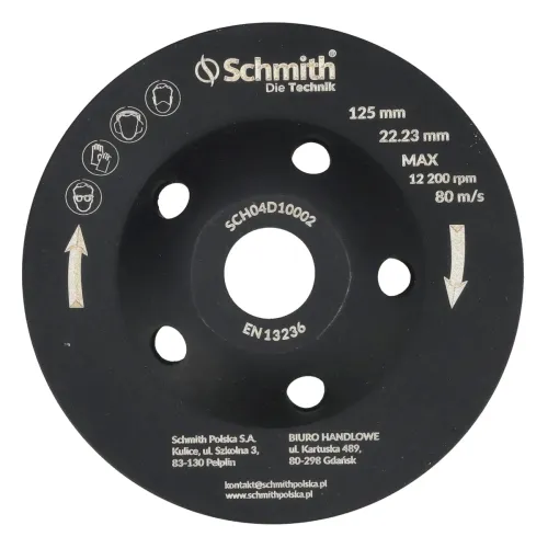 Tarcza diamentowa do szlifowania 125x22,23mm Super Turbo Schmith