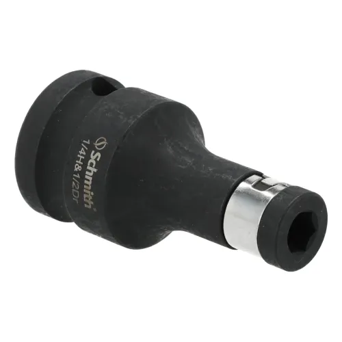 Adapter udarowy do bitów 1/2" do 1/4" HEX Schmith