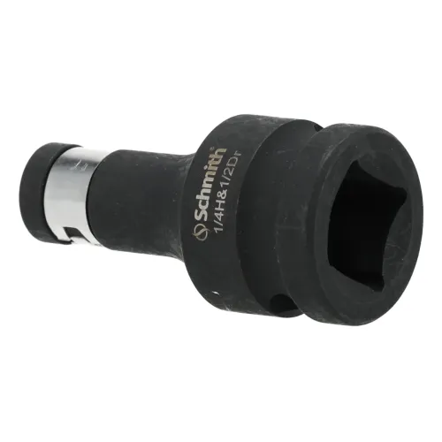 Adapter udarowy do bitów 1/2" do 1/4" HEX Schmith