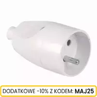 Gniazdo przenośne 2p+Z 16A 250V białe