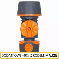 Reparator węża 3/4" - 1/2" z zaworkiem