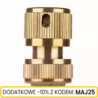 Szybkozłączka 1/2" ze stopem mosiężna