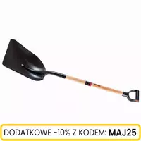Łopata węglowa z drewnianym trzonkiem
