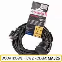 Przedłużacz gumowy, przewód 3x1mm, 25m