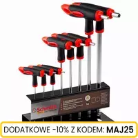 Komplet kluczy imbusowych TYP T 8 szt