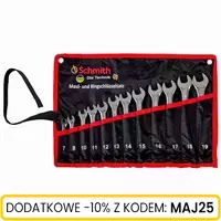 Komplet kluczy płasko-oczkowych 12 szt