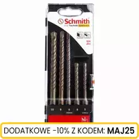 Komplet wierteł do betonu SDS PLUS 5 szt.