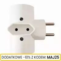 Rozgałęźnik 2x2P+Z + 2P/II