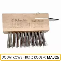 Szczotka do bruku ze skrobakiem nieoprawna