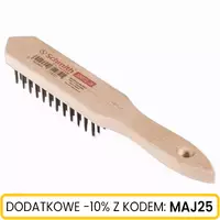Szczotka do rdzy FEST drut czarny 5 rzędowa
