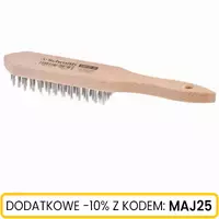 Szczotka do rdzy FEST drut czarny 6 rzędowa