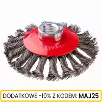 Szczotka tarczowa z nakrętką M14 drut SKR 100