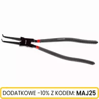 Szczypce do pierścieni SEEGERa wew. wygięte 200